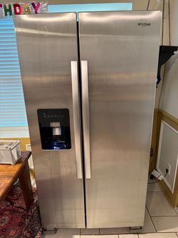 Whirlpool French door fridge