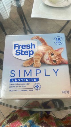 2 packages of cat litter