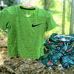 Size 3t  Lot.  W Shirts 1 Bathing Suit, 1 Shorts and 1 Adidas Hoodie