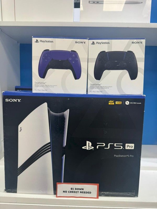 Sony Playstation 5 PS5 Pro Gaming Console New - Pay $1 DOWN AVAILABLE - NO CREDIT NEEDED