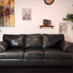 Top Grain Leather Sofa 