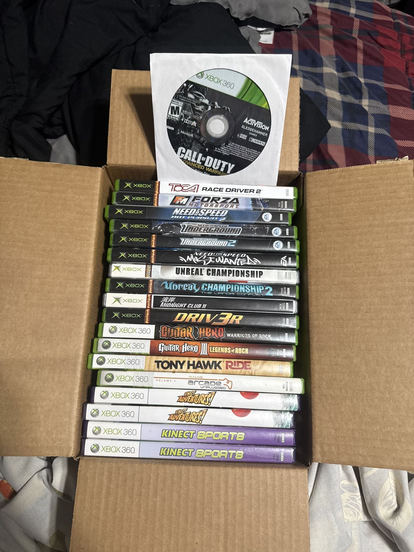 Xbox And Xbox 360 Games Lot