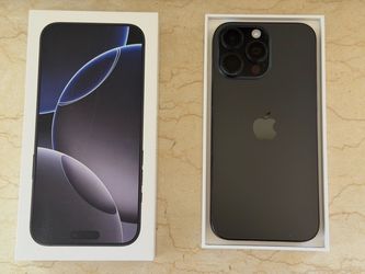 iPhone 16 Pro Max 256GB Unlocked – Black – Good Condition