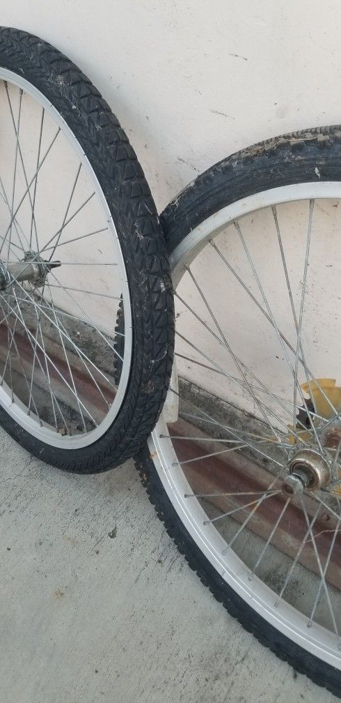MOUNTAIN bike Rims One Set 7speed