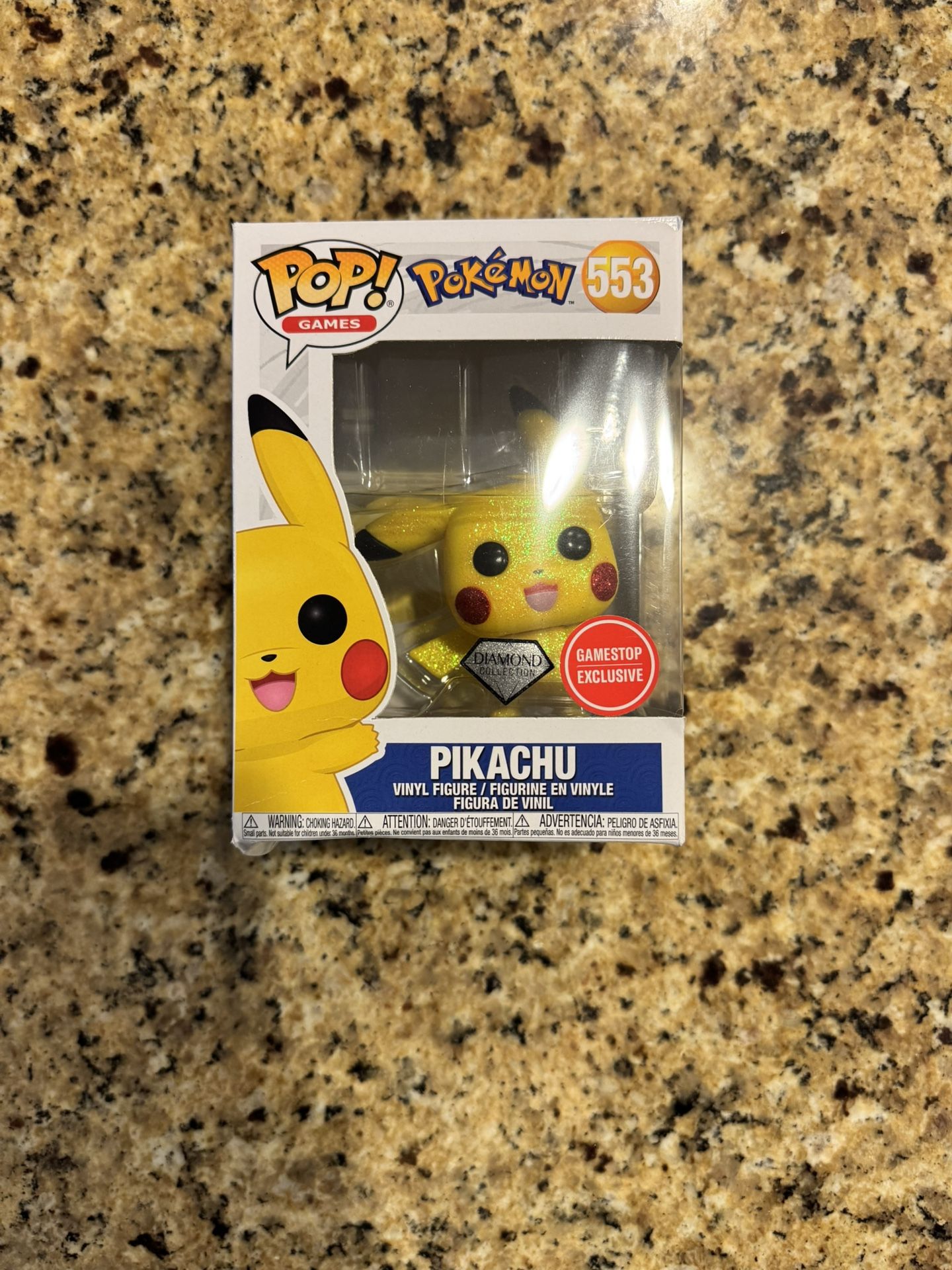 FunkoPop! Pokémon Diamond Pikachu (GameStop Exclusive, Limited Edition)