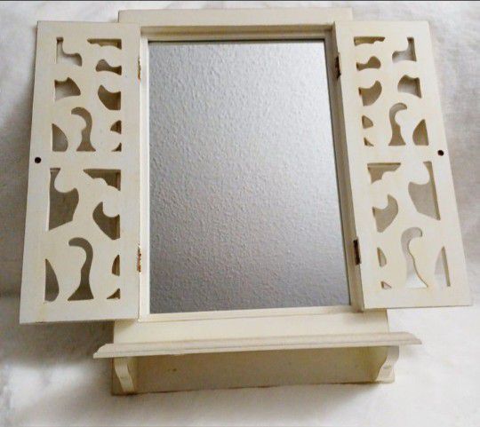  Wood Mirror/ window shutter 