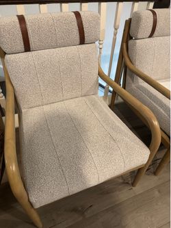 Two accent chairs