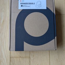 Poly Voyager Focus 2 UC USB-A Wireless Headset- Bluetooth Stereo Headset, Boom Mic - USB-A PC/Mac Compatible - Active Noise Canceling - Works w Teams