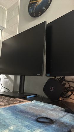 Samsungs dual monitor and hp dock