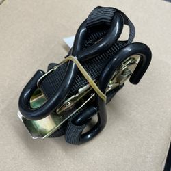 1” X 15’ Ratchet Strap With S Hooks