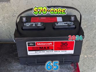 Car Battery Group Size 65