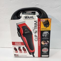 Wahl Clip N Trim 2 In 1 Hair Clipper Wirh Pop Up Trimmer Clip New