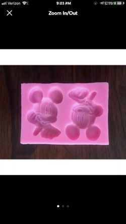Mickey Mouse silicone candy chocolate cake fondant mold