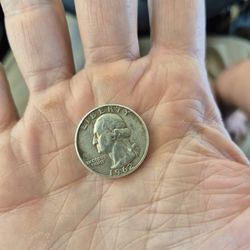 Circulated Silver 1962 Washington Quarter