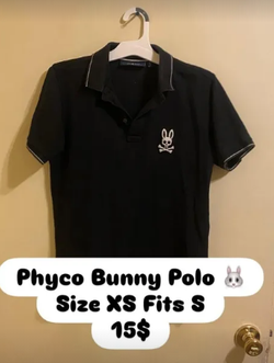 Phyco Bunny Polos, Lacoste Sweater, Rock Revival Jeans, and American Eagle Jeans