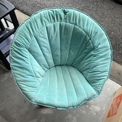Teal Saucer Chair