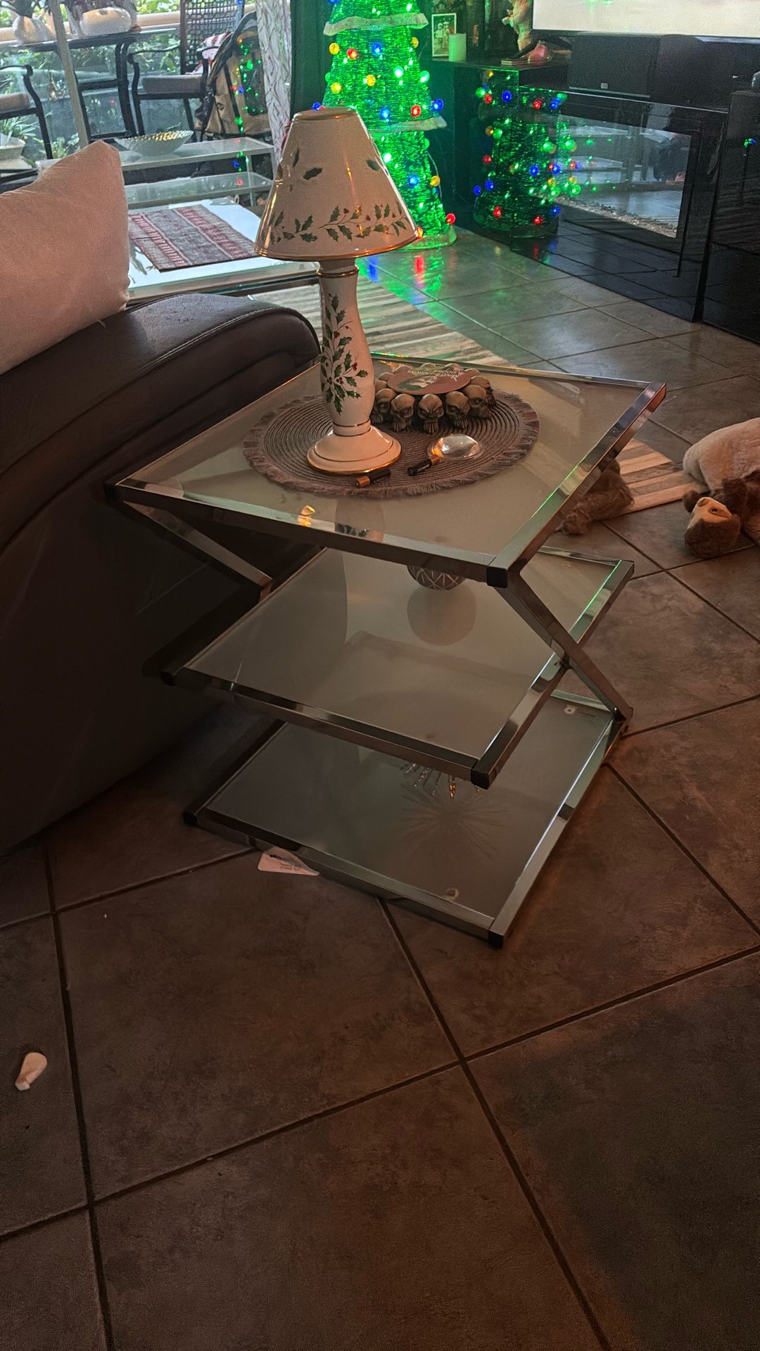 2 end tables, and matching coffee table