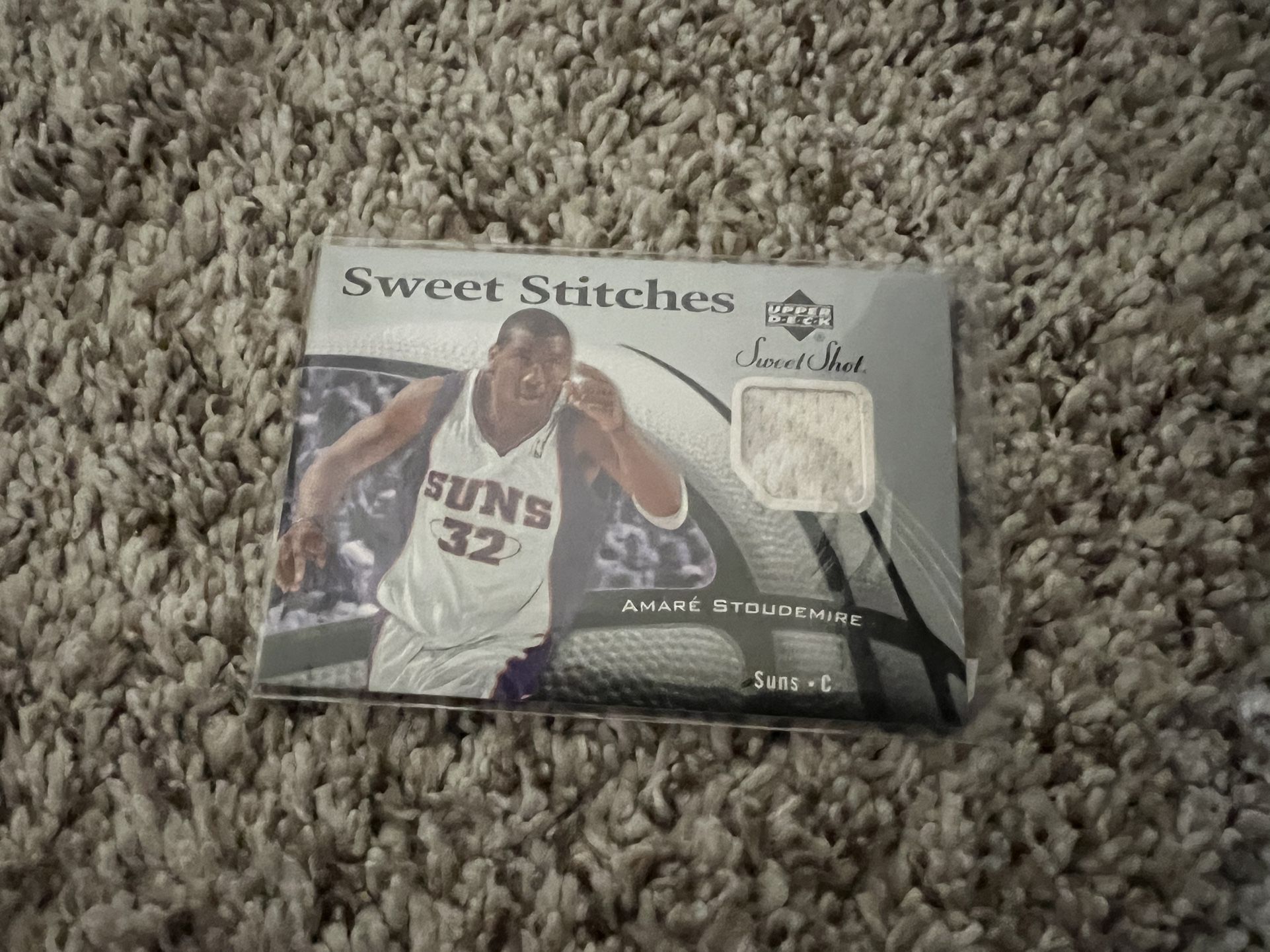 Amare Stoudemire Game Used Jersey Swatch “Stat”