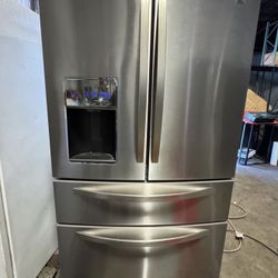 KENMORE REFRIGERATOR FRENCH DOOR 4 DOORS STAINLESS STEEL 