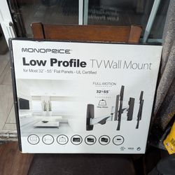 Monoprice Low Profile Tv Mount  Full motion 