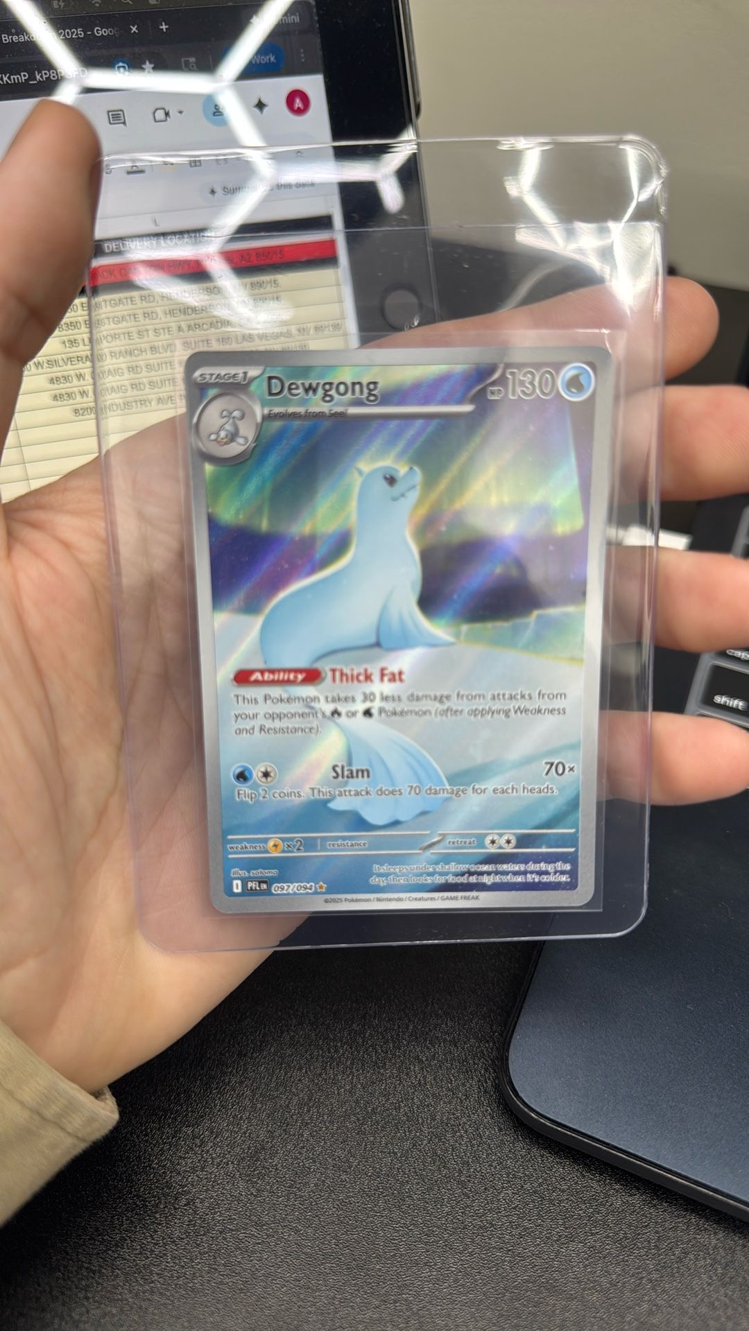 Dewgong Pokemon Card