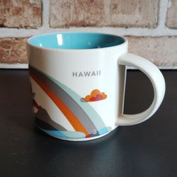 Starbucks 2015 Hawaii YAH You Are Here Series Ceramic Collector Mug 14 oz.