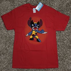 Nerd Block Stitch Wolverine Mashup Shirt