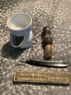Vintage Antique Shaving Set