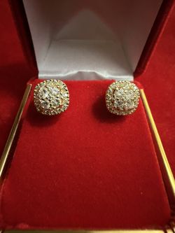 10k Diamond Earrings