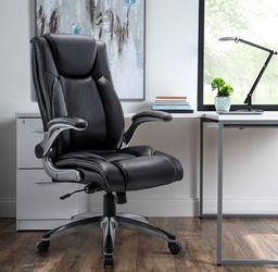 Office chair leather adjustable