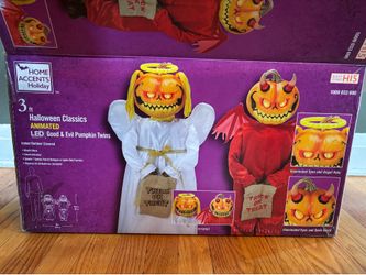 Home Depot Pumpkin Twins - Good and Evil (2023)