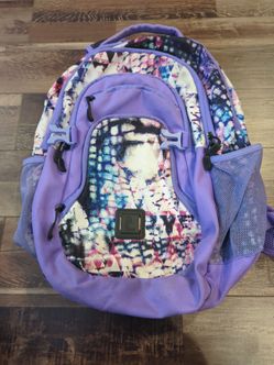 Purple Back Pack- many compartments