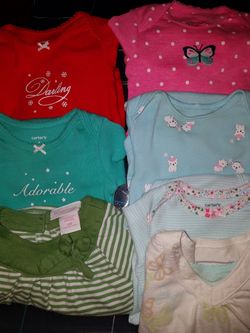 6 month long sleeve onesies