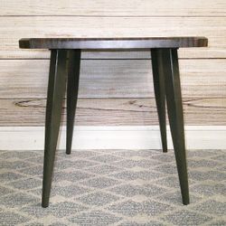 Ashley Furniture - Wood Side Tables with Metal Frame
