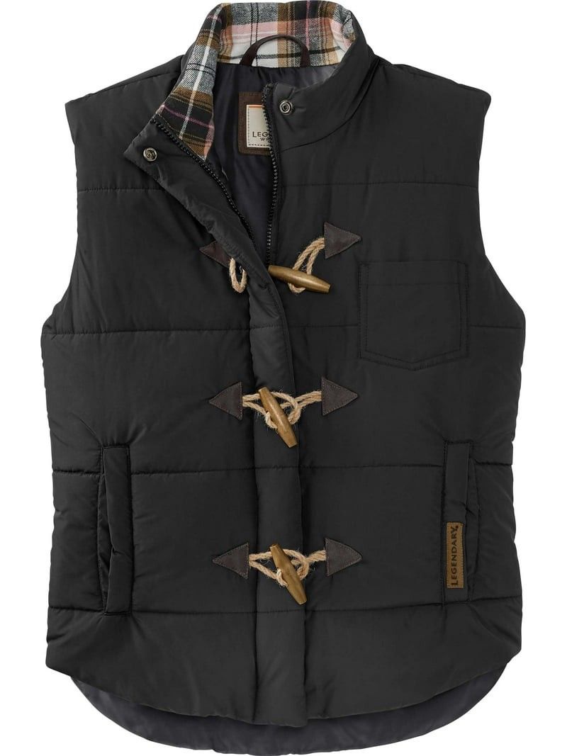 Legendary Whitetails Women's Quilted Toggle Puffer Vest Top Size S M Small Medium