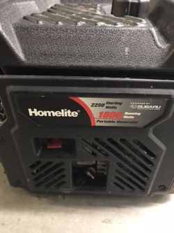 Homelite Generator