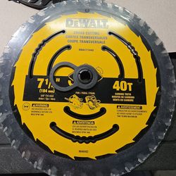 *NEW* DEWALT - 7 1/4" SAW BLADES