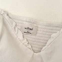 Aritzia Wilfred White Mini Dress