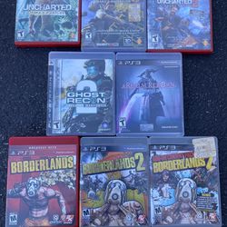 (8) Eight PlayStation 3  PS3 Video Games