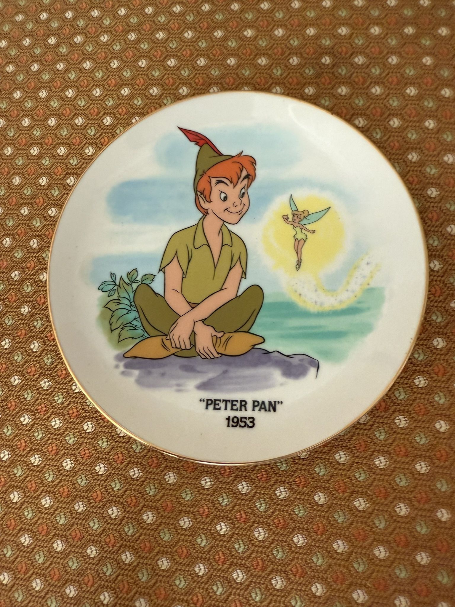 Vintage Peter Pan Plate 
