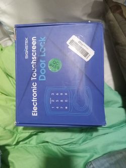 Bluetooth And Touchscreen Door Lock