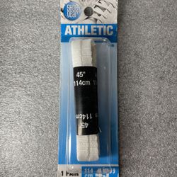 Shoe Gear Flat Athletic White Shoe Laces 45” Inches 