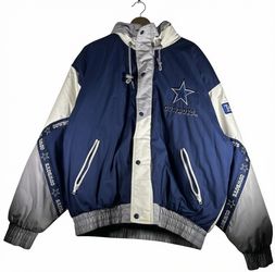 Vintage 90s Pro Player Dallas cowboys crazy zip up   puffer jacket