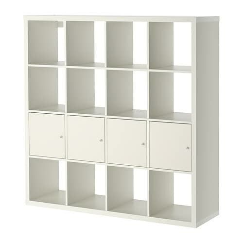 IKEA KALLAX 5x5 white cube storage