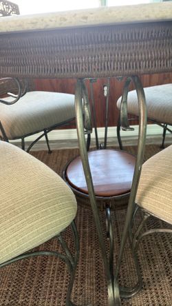 Wrought iron table