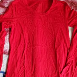 Long Sleeve Red Shirt Size L. Excellent condition! Firm Price.