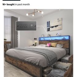 Queen Bed Frame As Pictured 