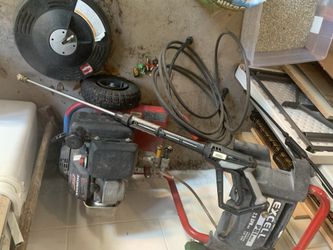 Pressure washer Honda engine with accessories