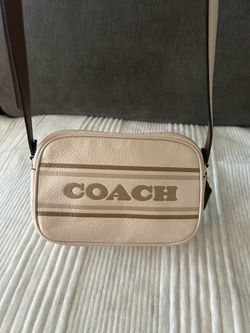 Coach Cream and Gold Crossbody Bag