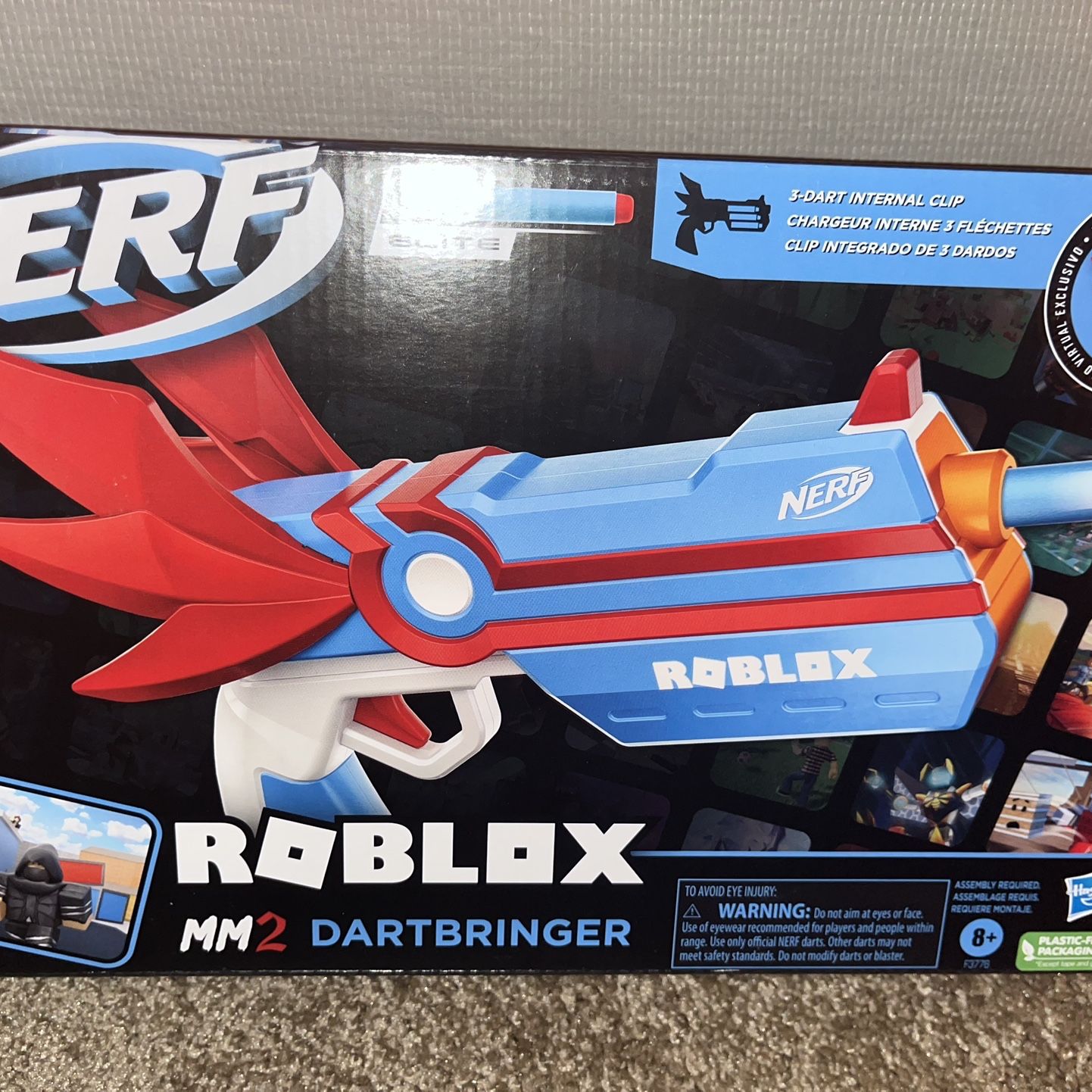 Nerf Roblox MM2: DartBringer Blaster ( NEW 2022 ) Includes Code